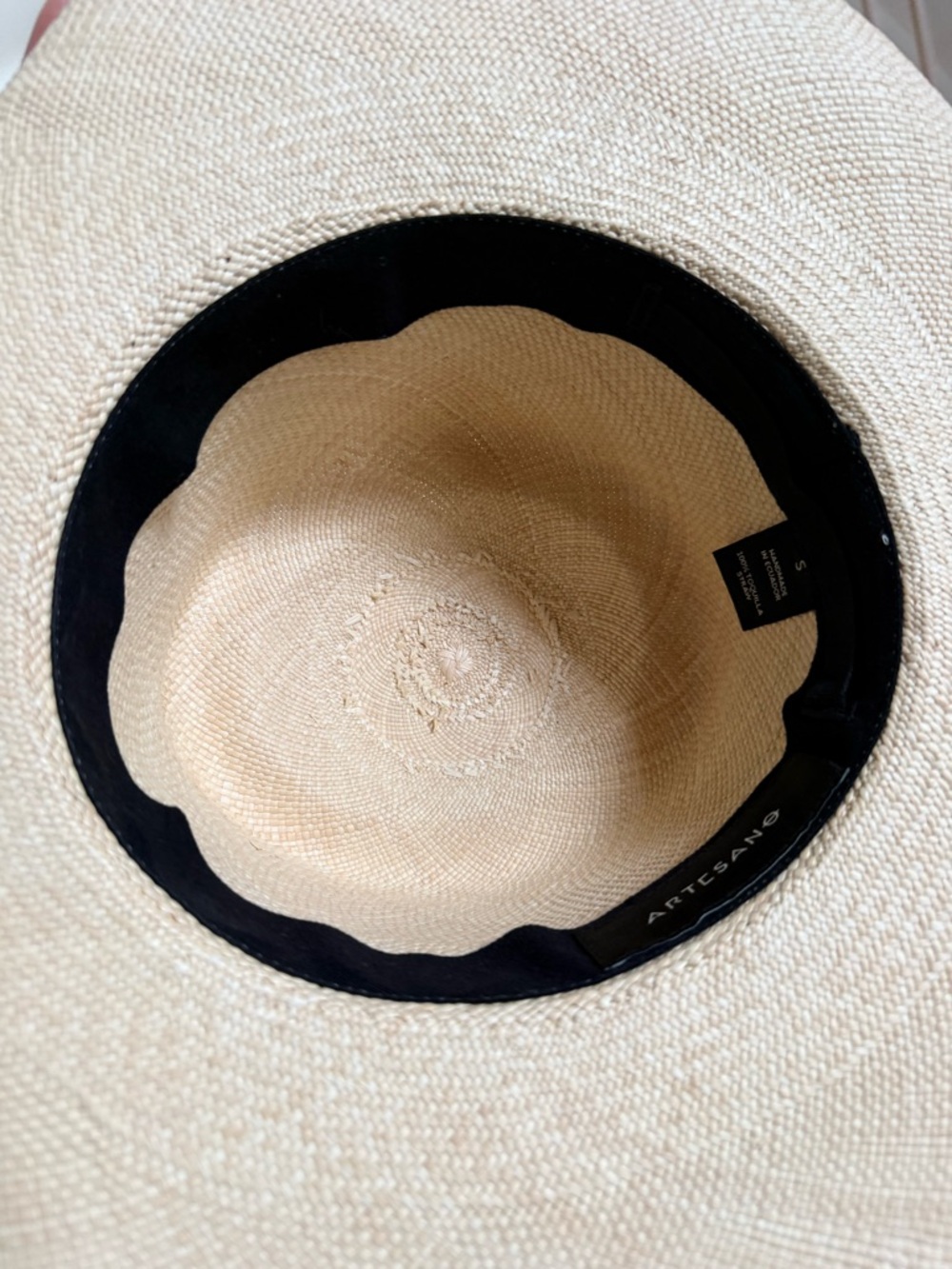ARTESANO Tulipan Hat in Natural S NWOT - Picture 9 of 14